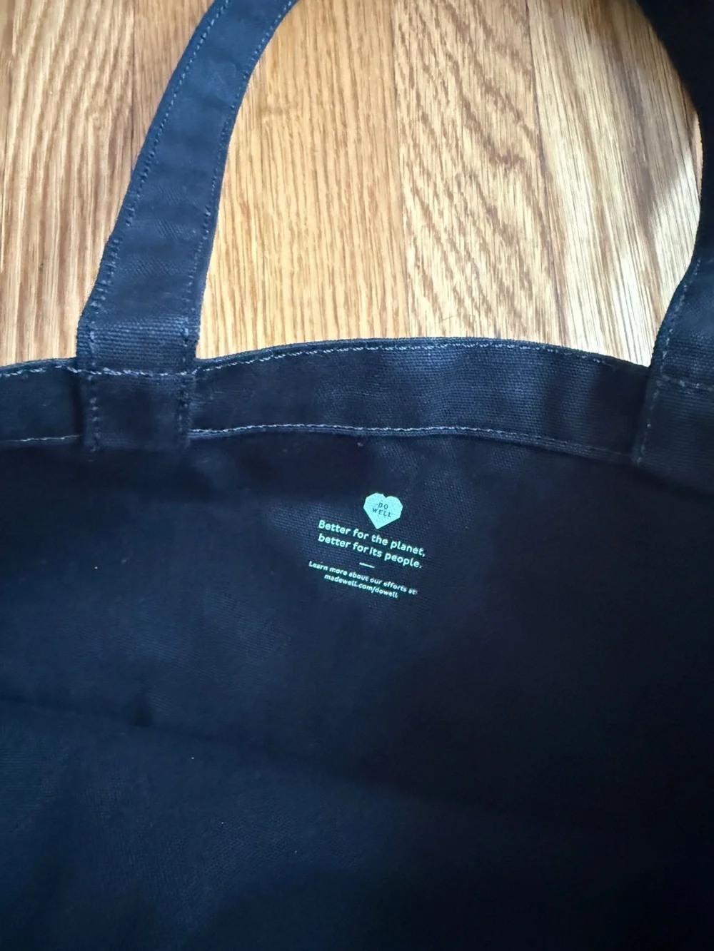 Madewell black everyday shopping tote bag